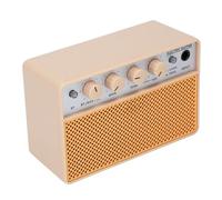 Badafaci 10W Mini Guitar Amplifier Rechargeable Portable Electric Guitar Amp with Clean Drive Channels Dual Speakers for Home Outdoor Practice