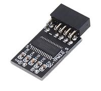Badafaci 12 Pin TPM 2.0 Module LPC Remote Card SPI Interface Security Module Encryption Security Board for Gigabyte Motherboard