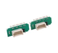 Badafaci 2 Pcs Extruder Transfer Adapter Board PCB Board Print Head Adapter Auto Bed Leveling Sensor Port Quick Calibration Hot End for Mega S Pro 3D Printer