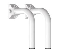 Badafaci 2PCS 150° Adjustable Wireless Bridge Bracket Mount Stainless Steel Universal J Pole Mount for Adjust Mounting Rod of The Wireless Bridge Bracket