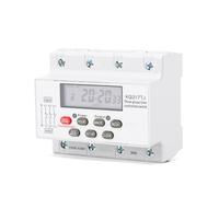 Badafaci 30A Digital Timer Switch, with 16 On/Off Daily Settings and Weekly Programmable for 3 Phase Motor Pump Control