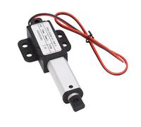Badafaci 30mm Stroke 24V DC Electric Linear Actuator 150N Thrust 4mm/s Speed Mini Compact Linear Actuator with IPX4 Protection Chip Limit Switch for Industrial Agricultural Machinery
