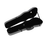 Badafaci 4 4 Violin Case Black Carbon Fiber Storage Box with Soft Padding Robust Lock and Bow Holders for Violin Players Travel Practice Fits Violins
