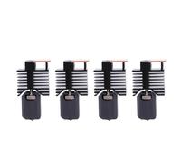 Badafaci 4PCS 3D Printer Hotend 0.2mm Hardened Steel Nozzle Nano Coated Hotend Ceramic Heating All Metal for Snapmaker U1