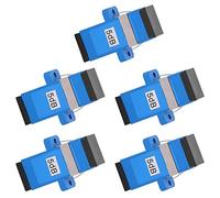 Badafaci 5PCS Optical Fiber Connector, SC Optical Coupler, High Return Loss for Single Mode Applications Up to 185°F