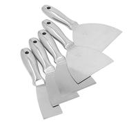 Badafaci 5Pcs Putty Scraper Tool Plaster Grout Putty Removal Cleaning Tool for Drywall Repair Wallpaper Removal 2in 3in 4in 5in 6in Size