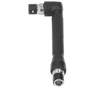 Badafaci 90 Degree Hex Socket Wrench, Iron Material Double Head Tool with 1/4in Hex Shank for Mechanical Repairs