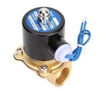 Badafaci Brass Normally Closed Electric Solenoid Valve for Water and Gas, 2W Power, Low Leakage Rate, Ideal for Home and Industrial Use (2W200-20*AC110V)