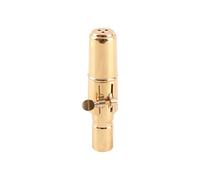 Badafaci Brass Tenor Saxophone Mouthpiece, Professional Musical Accessories with Metal Cap for Jazz, Pop Music and Experienced Players