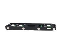 Badafaci Bubble Level Ruler 9 Inch, Magnetic Aluminum Level with Four Vials for 0 30 45 90 Degree Measurements, Ideal for Pipe and Conduit Work