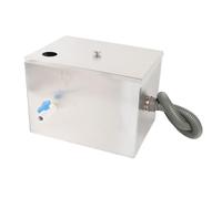 Badafaci Commercial Grease Interceptor, Stainless Steel Underground Grease Trap with Oil Water Separation for Restaurants and Kitchens 15.75 X 11.81 X 11.61in