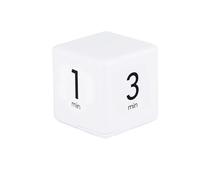 Badafaci Cube Timer, Digital Kitchen Timer Countdown Alarm with Gravity Induction Timing and Adjustable Alarm Sound, for Cooking Learning Sports Gaming Office (1-3-5-10)