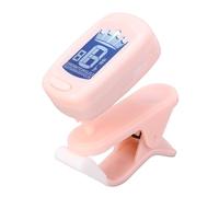 Badafaci Guitar Tuner Clip On Digital Electronic Tuner with ABS Material LCD Display and High Sensitivity Pick Up Auto Shut Off for Guitar Bass Violin Ukulele Players (Pink)