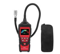 Badafaci HT601A Portable Gas Detector, 40cm Flexible Probe LED Analog Display with Automatic Reset, for Home Kitchen Bathroom Bus Carriage