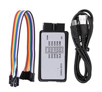Badafaci Logic Analyzer USB Logic Analyzer Device Tool 8 Channel Input Memory 24MHz Real Time Upload 10T Collection Depth Modes with USB Cable for UART IIC SPI Debug