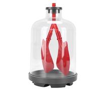 Badafaci Lung Breathing Model Diaphragm Movement Simulator Educational Learning Tool with Transparent Shell and Flexible Rubber for Classroom Science Teaching and Biology Study