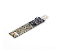Badafaci M.2 NVMe SSD to USB Adapter PCB External SSD Enclosure USB 3.2 Gen Converter Card with Heat Sink 10Gbps Portable Storage for Backup Data Transfer and Travel Use