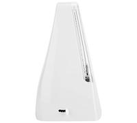 Badafaci Mechanical Metronome, ABS and Plastic Steel Movement, 138 Tempi with Protective Cover for Accurate Timing, Classic Pyramid Design for Piano Guitar Drum Violin Practicing (White)