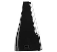 Badafaci Mechanical Metronome, ABS and Plastic Steel Movement, 138 Tempi with Protective Cover for Accurate Timing, Classic Pyramid Design for Piano Guitar Drum Violin Practicing (Black)