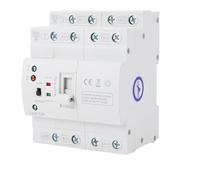 Badafaci Mini ATS Automatic Manual Transfer Switch, 4P 80A PC Level Dual Power Supply Switch, DIN Rail Mount Super Thin Mains Supply Type, with 0.05s Fast Switching