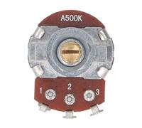Badafaci Mini Guitar Potentiometer 500K, Smooth Rotation Sound Volume Taper Pot with M8 X 0.8 Thread for Guitar Tone and Volume Control
