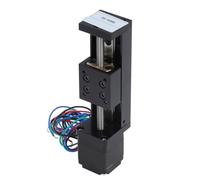 Badafaci Mini Linear Rail Guide Slide Actuator, 50mm Stroke Linear Motion Slide Actuator with Stepper Motor for CNC Router DIY Milling Machine Accuracy Measurement