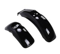 Badafaci Motorcycle Front Rear Mudguard Set Gloss Black ABS Plastic Mudguard Kit for Monkey Gorilla Z50 Z50A Z50J Z110 Z125 Bikes 8in 10in Wheels, Easy Installation Prevent Water Mud