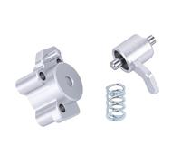 Badafaci Mount Hotend Fixed Bracket Extruder Hotend Mount Quick Detach Aluminum Alloy Replacement with Rotating Shaft and Spring for S1 S1C