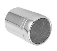 Badafaci Powder Shaker, Stainless Steel Kitchen Utensils for Baking, Fine Mesh Sugar Sifter with Dust Proof Cover, Ideal for Coffee and Chocolate Powder Use (S)