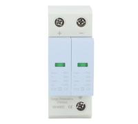 Badafaci PV Protecting Device, PC 2P DC 1000V 40kA Photovoltaic Lightning Protector, Overcurrent and Overvoltage Guard, DIN Rail Mount for Solar DC Power Systems