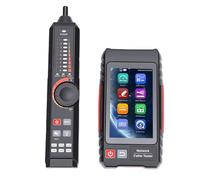 Badafaci RJ45 Network Cable Tester, 4.0in IPS Touch Screen Ethernet Cable Tester with PoE Detection, TDR Analysis, Rechargeable Battery for Network Technicians and Installers