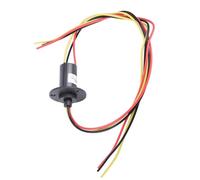 Badafaci Slip Ring 3 Wires Wind Generator Mini Generator Slip Ring, Engineering Plastics 250RPM 15A 0-600V for Wind Robot Construction