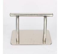 Badafaci Stainless Steel Footrest Barbers, Salon Equipment Foot Rest Modern Design Shining Look, with Comfortable Structure, for Hair Tattoo Barber Beauty Salon