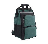 Badafaci Tool Bag Backpack, Heavy Duty Canvas, Multi Compartment Storage, Large Capacity for Electrician and Plumber (48cm / 18.9in Height)