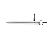 Badafaci Wing Divider, Adjustable Divider Calipers with Spring Nut for Leather Scribing and Marking Wood Plastic Metal (200mm)