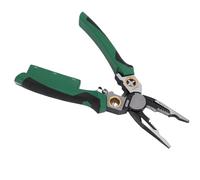 Badafaci Wire Stripper with Voltage Tester, Multifunctional Electrician Pliers for Stripping, Crimping, Cutting Electrical Cables