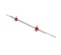 Badafaci Woodworking Modular Ruler, 3 in 1 Aluminum Alloy Scribe Circle Drawing Tool with Side Groove Positioning Head, for Inside Outside Angle Measurement and Circular Performances