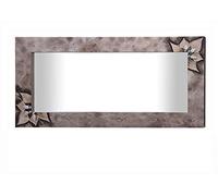 BadalArt Painted Canvas Pine Wood Mirror, Multi-Colour, 120 x 60 x 10 cm