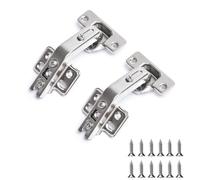 BADALU Kitchen Cabinet Hinges (1 Pair, 2 PCS) 135 Degree Full Overlay Cabinet Hinges for Lazy Susan/Corner/Hidden Door/Folden Door