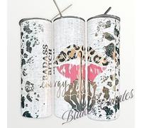Badass Bitch Energy Insulated 20oz Thermal Skinny Tumbler