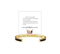 Badass es Always Have The Last Laughs Motivational Color Bangle Stainless Steel Inspirational Cuff Bracelet Hidden Message Engraved Bracelet Jewelry Gift for Women, Sister, Friend, 2XL, Stainless