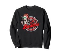 Badass Grandma Skeleton Cool Retro Funny Design for Women Sweatshirt