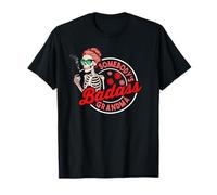 Badass Grandma Skeleton Cool Retro Funny Design for Women T-Shirt