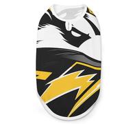 Badass Honey-Badger Dog Shirts Pet Clothes Cat T Shirt Vest Lightweight Costume for Puppy Kitty