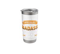 Badass Miracle Worker is not a Job Title Stainless Steel Insulated Tumbler