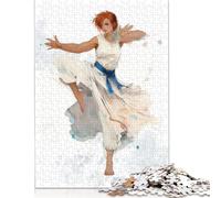 Badass Monk Jigsaw Puzzles Puzzle for Adults Kids. 1000 Piece Whimsical Challenge Toy Educational Games Home Decoration for Adults& Kids Age 14 Years Up 1000pcs (75x50cm)