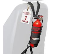 Badass Moto Car Fire Extinguisher Mount Truck SUV. Universal Automotive Fire Extinguisher Mount for Vehicle Car Seat. Fits Jeep Fire Extinguisher Holder, Quick-Strap Easy Install, No Tools Needed.