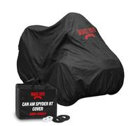Badass Moto for Can Am Spyder Cover RT Limited. 2020-2024 Heavy Duty Cover for Waterproof Outdoor Storage Fits 2020-2024 Can Am Spyder RT Limited Accessories and Sea to Sky. Ultimate All Season Cover