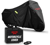Badass Moto Ultimate Motorcycle Cover For Harley Davidson Street Glide Cover, All Season Harley Motorcycle Cover Waterproof Outdoor Storage Cover For Harley Davidson Bike Cover Road Glide. Large