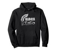 Badass Poet Writer Poetry Lover Bold Quill Slam Quote Pullover Hoodie